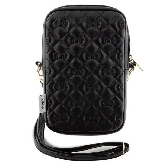 Hello Kitty Quilted Bows Strap bag - black