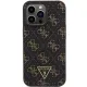 Guess 4G Triangle Metal Logo case for iPhone 14 Pro - black