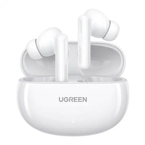 Ugreen HiTune T6 kabellose Kopfhörer mit ANC-Funktion + USB-A – USB-C-Kabel – Weiß