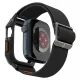 Spigen Lite Fit Pro case with strap for Apple Watch 4 / 5 / 6 / 7 / 8 / 9 / SE (44 / 45 mm) - matte black