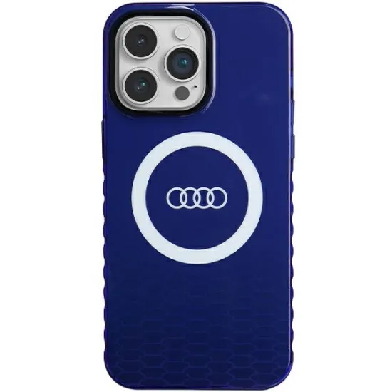 Audi IML Big Logo MagSafe case for iPhone 14 Pro Max - blue