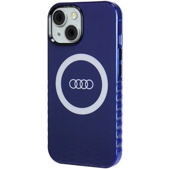 Audi IML Big Logo MagSafe case for iPhone 15 / 14 / 13 - blue