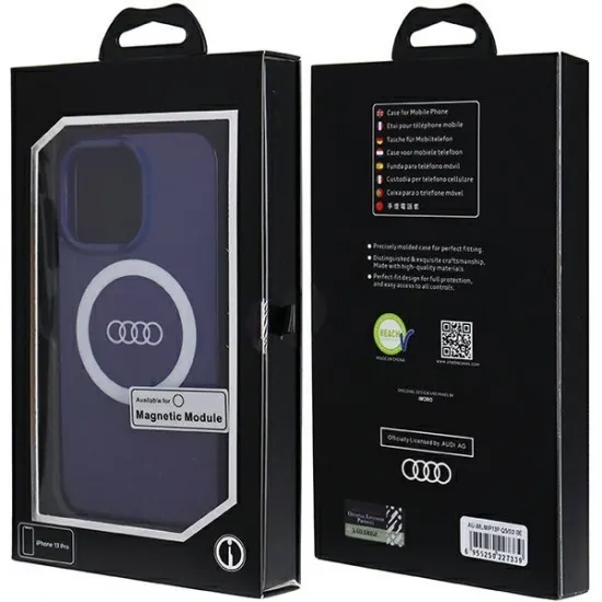 Audi IML Big Logo MagSafe case for iPhone 13 Pro / 13 - blue