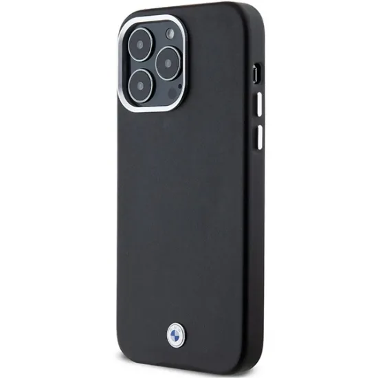 BMW Signature Wrapped Metal MagSafe case for iPhone 15 Pro Max - black