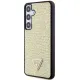 Guess Rhinestone Triangle case for Samsung Galaxy S24+ - gold