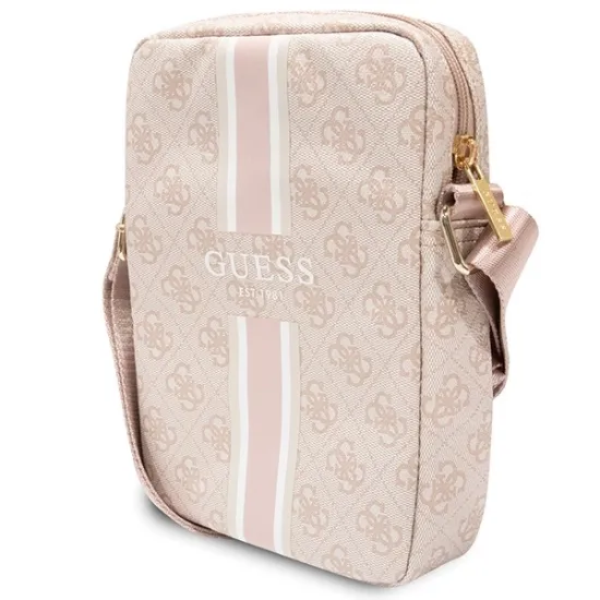 Guess 4G Stripes bag for 8&quot; tablet - pink