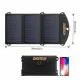 [RETURNED ITEM] Choetech solar charger USB foldable solar charger 19W 2x USB black (SC001)