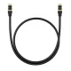 [RETURNED ITEM] Baseus fast round RJ45 40Gbps Cat network cable. 8 0.5m black