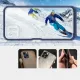 [RETURNED ITEM] Clear 3in1 Case for Samsung Galaxy A22 5G Frame Gel Cover Blue