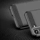 Carbon Case flexible cover for Samsung Galaxy S22+ (S22 Plus) black