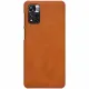 Nillkin Qin Case Case for Xiaomi Redmi Note 11 Pro+ (China) / Redmi Note 11 Pro (China) / Mi11i HyperCharge Camera Protector Holster Cover Flip Case Brown