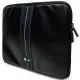 BMW Carbon &amp; Blue Stripe sleeve for a 16&quot; laptop - black
