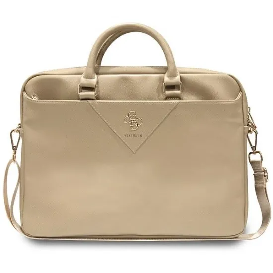 Guess Triangle 4G bag for a 16&quot; laptop - gold