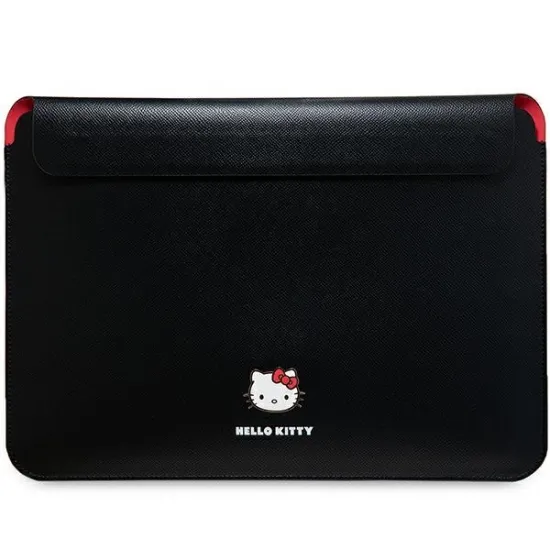 Hello Kitty PU Metal Logo case for a 14&quot; laptop - black