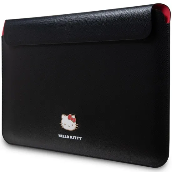 Hello Kitty PU Metal Logo case for a 14&quot; laptop - black