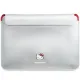 Hello Kitty PU Metal Logo case for a 14&quot; laptop - silver