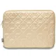 Hello Kitty Zip PU Quilted Bows case for a 14&quot; laptop - gold