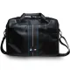 BMW Carbon &amp; Blue Stripe bag for a 16&quot; laptop - black