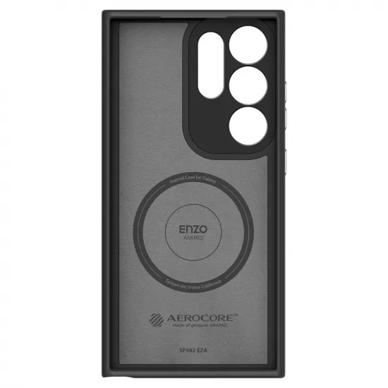 Spigen Enzo Aramid case for Samsung Galaxy S24 Ultra - matte black