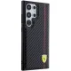 Ferrari Carbon Printed Line case for Samsung Galaxy S24 Ultra - black
