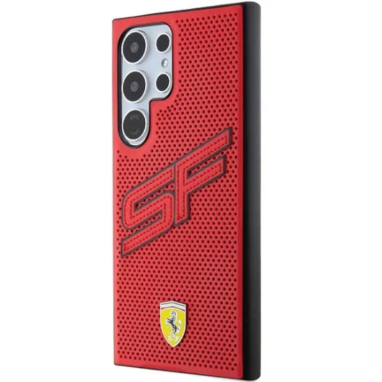 Ferrari Big SF Perforated case for Samsung Galaxy S24 Ultra - red