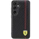Ferrari Carbon Printed Line case for Samsung Galaxy S24+ - black