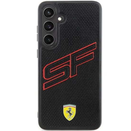 Ferrari Big SF Perforated case for Samsung Galaxy S24 - black