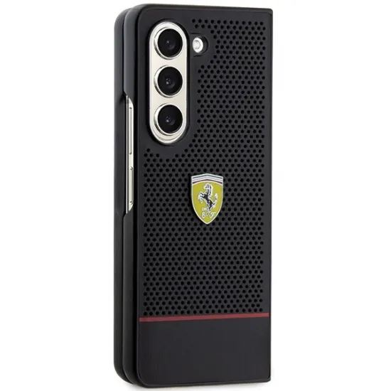 Ferrari Perforated Line case for Samsung Galaxy Z Fold 5 - black