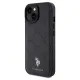 US Polo Assn. Case Yoke Pattern for iPhone 15 / 14 / 13 - black