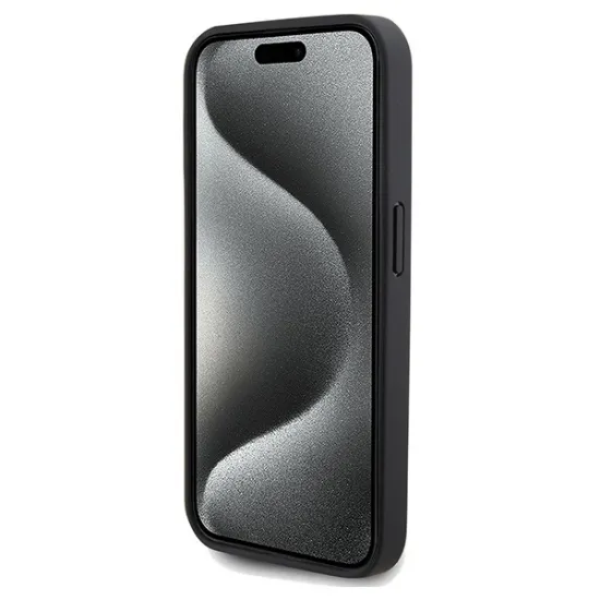 US Polo Assn. Case Yoke Pattern for iPhone 15 Pro Max - black
