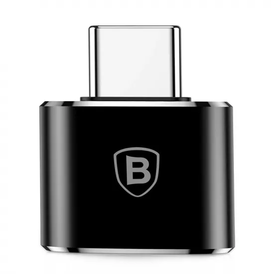 Baseus Mini USB-A to USB-C OTG adapter - black