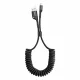 Baseus Fish Eye spring USB-A / Lightning 2A cable 1m - black