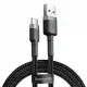 Baseus Cafule Cable durable nylon cable USB / USB-C QC3.0 3A 1M black-gray (CATKLF-BG1)