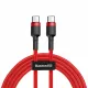 Baseus CATKLF-G09 USB-C - USB-C PD QC cable 60W 3A 480Mb/s 1m - red