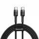 Baseus CATKLF-HG1 USB-C - USB-C PD QC cable 60W 3A 480Mb/s 2m - black and gray