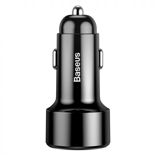 Baseus Magic Series PPS USB-C / USB-A 45W PD QC 6A car charger - black