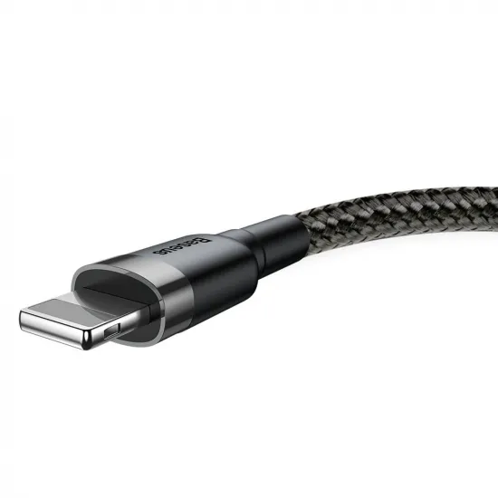 Baseus Cafule USB-A / Lightning 2A QC 3.0 cable 3 m - black and gray