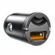 Baseus Tiny Star mini smart USB car charger 30W Quick Charge 3.0 gray (VCHX-A0G)