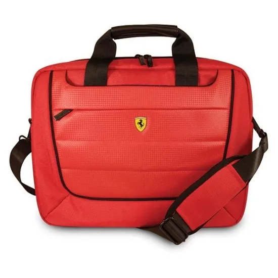 Ferrari Scuderia-Tasche für einen 16-Zoll-Laptop – rot