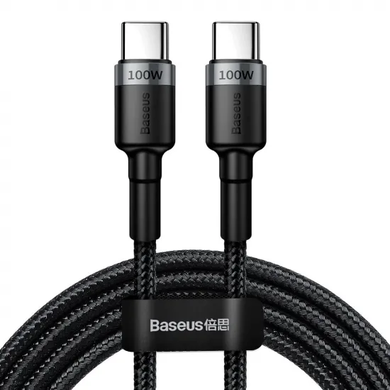 Baseus CATKLF-ALG1 USB-C - USB-C PD QC cable 100W 5A 2m - gray