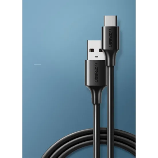 Ugreen Kabel USB - USB Typ C 2 A 1m schwarzes Kabel (60116)