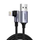 Ugreen angle USB cable - Lightning MFI 1m 2,4A black (60521)
