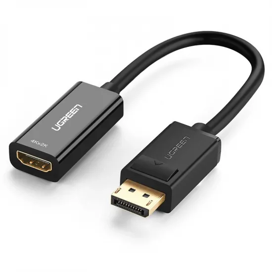 Ugreen Cable Cable from DisplayPort (Male) to HDMI (Female) (Unidirectional) 1080P 60Hz 12bit Black (40362)