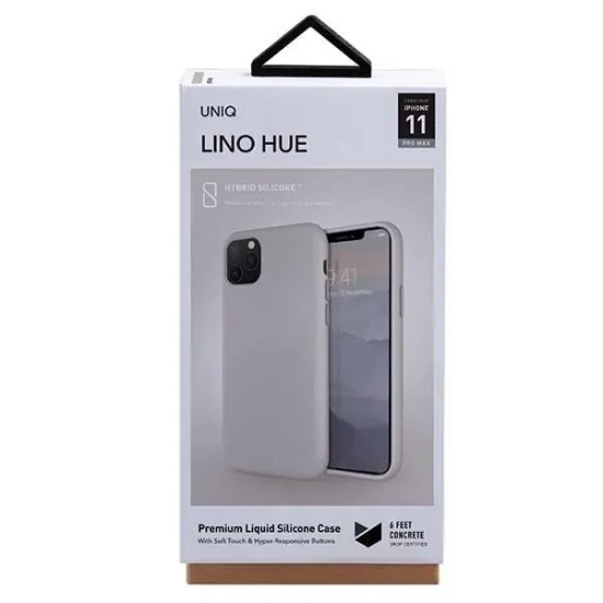 UNIQ etui Lino Hue iPhone 11 Pro Max beżowy/beige ivory