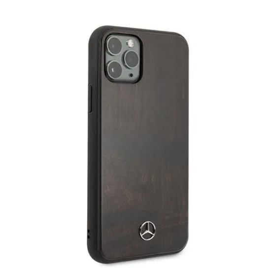 Mercedes Wood Line Rosewood case for iPhone 11 Pro Max - brown