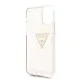 Guess GUHCN58SGTLGO iPhone 11 Pro gold/gold hard case Glitter Triangle