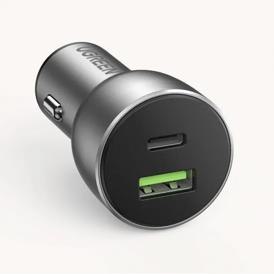 Ugreen USB / USB Type C Quick Charge 3.0 Power Delivery 36 W 3 A grau (CD213 60980)
