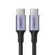 Ugreen US316 USB-C - USB-C PD QC FCP cable 100W 5A 480Mb/s 2m - black