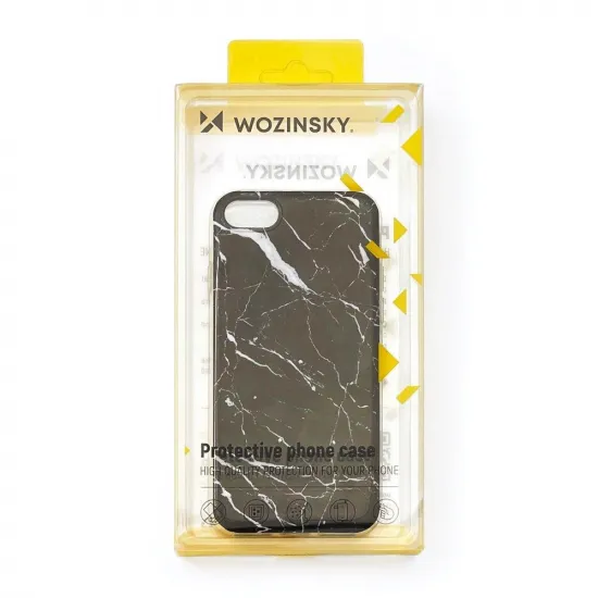 Wozinsky Marble TPU case cover for Xiaomi Mi Note 10 Lite black