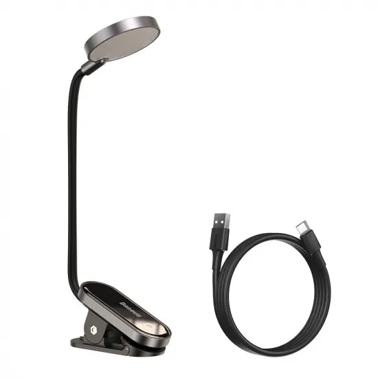 Baseus mini lamp LED lamp with clip gray (DGRAD-0G)